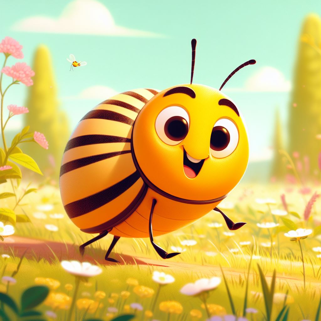 dwie stonki lecące nad łąką